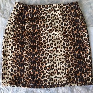Full Tilt cheetah print mini-skirt